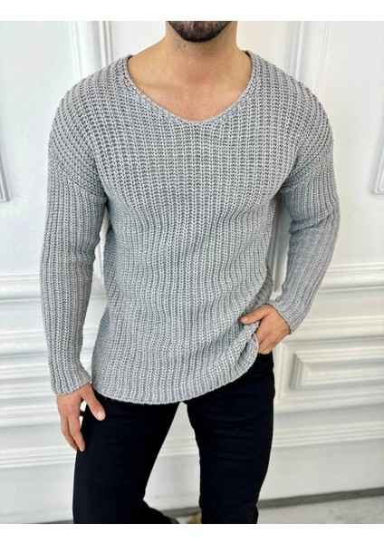 Kazak Oversize Triko Bol Kesim Salaş Kazak