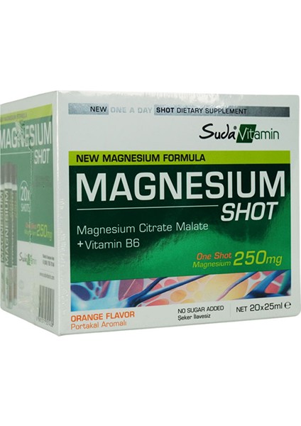 Magnesium 20 Shot x 20 ml