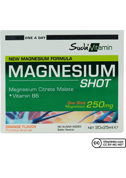 Magnesium 20 Shot x 20 ml