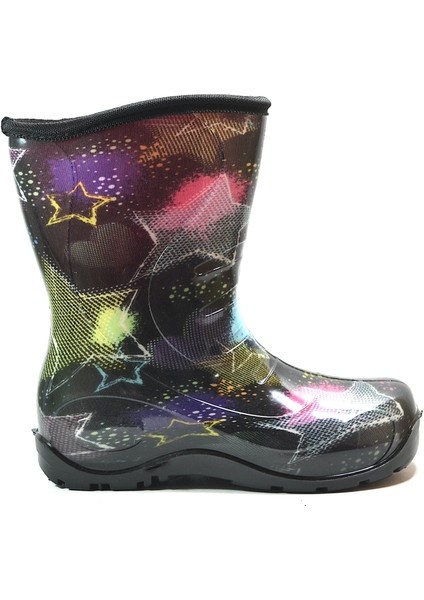 Y.001 Siyah Su Geçirmez Kız Çocuk Yağmur Çizme fiyatları