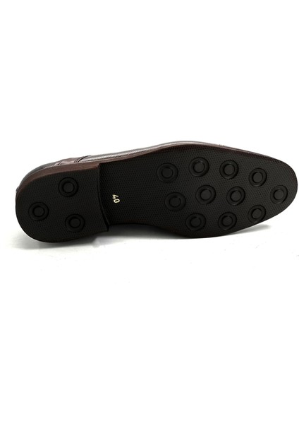 Brown Elegant Klasik Erkek Ayakkabı