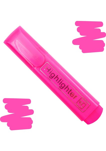 Fosforlu Kalem Neon LN-1029 Pembe 12 Adet fiyatları