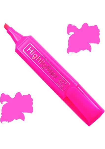 Fosforlu Kalem Neon LN-1029 Pembe 12 Adet modelleri