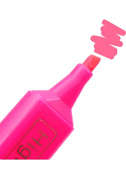 Fosforlu Kalem Neon LN-1029 Pembe 12 Adet fırsatları