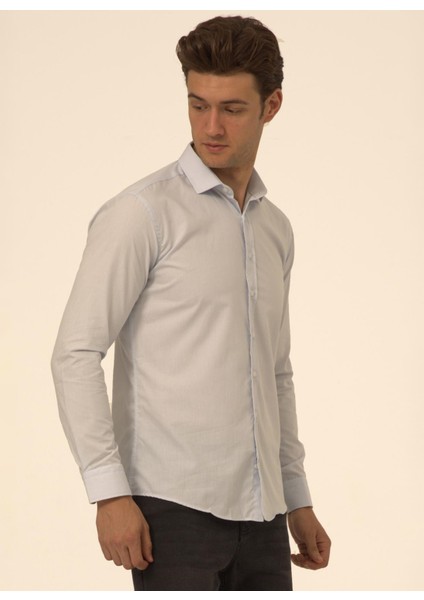 Mavi - Buz Erkek Slim Fit Gömlek GM1007100515 fiyatları