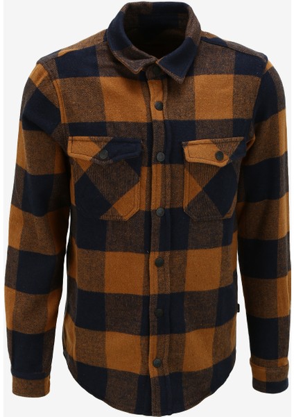 Normal Hardal Kareli Erkek Gömlek TC3004