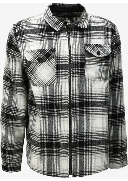 CALIFORNIA Kırık Beyaz-Syah BASIC GÖMLEK