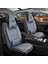 Seat Ateca Uyumlu Yarı Deri Oto Koltuk Kılıfı Ön/arka Tam Set (Aqua Seri) Füme 1