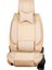 Subaru Tribeca Uyumlu Yarı Deri Oto Koltuk Kılıfı Ön/arka Tam Set (Aqua Seri) Bej 4