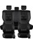 Jeep Compass Uyumlu Yarı Deri Oto Koltuk Kılıfı Ön/arka Tam Set (Aqua Seri) Siyah 3