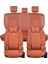 Hyundai Kona Uyumlu Yarı Deri Oto Koltuk Kılıfı Ön/arka Tam Set (Aqua Seri) Tarçın 3