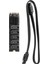 M.2 Ngff Yükseltme Kartı M.2 Ngff B-Anahtar Sata - Sata 3 5 Bağlantı Noktalı Genişletme Kartı + Sata Kablosu 6gbps Genişletme Kartı Desteği HDD SSD (Yurt Dışından) 1