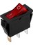 Basmalı Anahtar Açık Kapalı Parlak Bipolar 28X10MM 250V 15A 3 Terminal Kırmızı (Yurt Dışından) 1