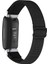2/ , Elastik Ayarlanabilir Yumuşak Kayış Yedek Kayışlar Için Akıllı Saat Kordonları (Siyah) (Yurt Dışından) 1