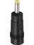 Sarı Uç 4.0x1.7 mm Erkek Fiş - 5.5x2.1mm Dişi Jak Dc Güç Konektörü Siyah (Yurt Dışından) 4
