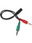 Bilgisayar Için Kulaklık Ayırıcı, Pc Ses ve Mikrofon Için Kulaklık Adaptörü, 3,5 mm Dişi - ,5 mm Erkek (Yurt Dışından) 2