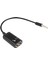 3.5mm Stereo Ses Ayırıcı Erkek - Kulaklık Kulaklık + Mikrofon Adaptörü Çiftler Dönüş Kablo Demeti Konnektörü (Yurt Dışından) 4