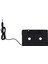 3.5mm 4 Kanal Anti-Tangled Mini Stereo Giriş Kaset Adaptörü Araç Ses Aux Adaptörü Akıllı Telefon Kaset Adaptörü (Yurt Dışından) 1