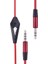 3.5mm Erkek - Erkek Stereo Aux Kayıt Araba Mic Ses Kablosu Kulaklık Bağlantı Kablosu (Renk: Kırmızı Siyah) (Yurt Dışından) 2