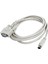 DB9P - 8p Mini Din RS232 Indirme Kablosu Beyaz 8,2 Ft Plc Dvp-Eh Için (Yurt Dışından) 1