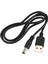 USB Kablosu 5.5mm / 2.1mm 5V Dc Barrel Jak Güç Kablosu (Siyah, 75CM) (Yurt Dışından) 3