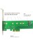 M.2 M Anahtar Nvme SSD Pcıe 4.0 X4 Adaptör Kartı Desteği Tam Boyut Gibi 22110 2280 2260 2242 2230 Btc Madenciliği Için Boyut (Yurt Dışından) 3
