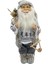 Yılbaşı Süsü Noel Baba Biblo Figür Büyük Boy 45 cm Gri 1