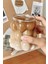Origami Stil Boncuk Şekilli Bardak Isıya Dayanıklı Borosilikat Kahve ve Sunum Bardağı 300ML 3
