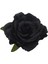 Ipek Çiçek Saç Klipsi Broş Düğün Korsaj Çiçek Klipsi 8cm Broş Aksesuarı - Siyah (Yurt Dışından) 2