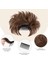Dağınık Topuz Saç Parçası Yan Tarak Klip Saç Topuz Tousled Updo Postiş Kadınlar Için Ayarlanabilir Tousled Updo A (Yurt Dışından) 2