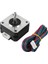 3D Yazıcı Parçaları Ekstruder Nema 17 Step Motor 42X42X23MM 17HS4023 Prusa I3 Kossel Corexy (Yurt Dışından) 2