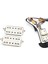 2 Adet Gitar Boyun Köprüsü Humbucker Pikap Taban Plakası 50MM 52MM Kutup Aralıkları Humbucker Köprü Boyun Parçaları (Yurt Dışından) 5