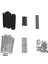 Bir Set Gitar Humbucker Pickup Kitleri Üreten Aksesuarlar/kupronikel Taban Plakası/ara Parça/bobin/kutup/bar Alnico V Mıknatıs (Yurt Dışından) 1