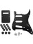 Katlı Siyah Set 11 Delik Sss Gitar Pickguard Strat Arka Plaka Pikap Kapakları Topuzlar Guitarra Ipuçları Gitar Parçaları ve Aksesuarları-52 x 52 x 52MM (Yurt Dışından) 1