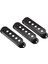 Katlı Siyah Set 11 Delik Sss Gitar Pickguard Strat Arka Plaka Pikap Kapakları Topuzlar Guitarra Ipuçları Gitar Parçaları ve Aksesuarları-52 x 52 x 52MM (Yurt Dışından) 5