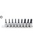 T10 - T50 3/8" 9 Parça Raylı Torx Uçlu Lokma Takımı C18S-RT09 1