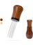 Wdt Aleti, Espresso Dağıtım Aletleri, 10 Iğneli Espresso Kahve Karıştırıcı, Standlı Doğa Ahşap Saplı (Ceviz) (Yurt Dışından) 3