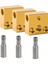 3, 3 Pro -10/10S 3D Yazıcılar Için Paslanmaz Çelik Boğaz Silikon Kılıflı 3 Set Isıtıcı Bloğu (Yurt Dışından) 3