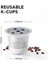 Beş Delikli Paslanmaz Çelik Yeniden Kullanılabilir K Bardaklar Plus Kahve Makinesi Için K-Cups Kahve Filtre Bölmeleri (Yurt Dışından) 3