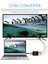 Hdtv Için Mini 1080P Kompozit - Rca Ses Video Av Cvbs Dönüştürücü Adaptör (Yurt Dışından) 3