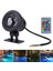 Abd Plug Sualtı Işık Uzaktan Kumanda ile LED Su Geçirmez Projektör 5 W DC12V Rgb Bahçe Spot Işığı Manzara, Siyah (Yurt Dışından) 3