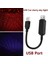Araba LED Yıldızlı Işıklar Araç Iç Atmosfer Tavan Gece Yıldız Işığı Lambası USB Atmosfer Işıkları (Mavi) (Yurt Dışından) 5
