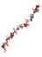 6.3ft Kırmızı Berry Noel Çelenk, Yapay Atatürk Çiçeği Garland, Çam Kozalakları ile Noel Berry Çelenk (Yurt Dışından) 2