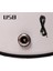 Masa Lambası USB Şarj Dokunmatik LED Göz Koruma Atmosferi Dekoratif Masa Lambası Beyaz (Yurt Dışından) 3