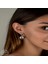 Swarovski Crystal Taşlı Gümüş Beyaz Sallantılı Kadın Küpe 2