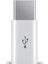 USB Dişi - Tip C Erkek Adaptör Beyaz (Yurt Dışından) 1