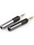 Momentum Için 2 Adet 2.5mm Jack Kulaklık Fişi Pin Adaptörü, Siyah (Yurt Dışından) 3