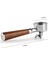 54MM Espresso Portafiltre, Çift Çıkışlı Kahve Ceviz Saplı (Yurt Dışından) 3