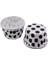 Cupcake Kalıbı Minik Boy 38*30 mm - 100 Adet Puantiyeli Beyaz 2