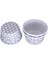 Vıp Cupcake Kalıbı Minik Boy 38*30 mm - 100'LÜ Puantiyeli Gümüş 2